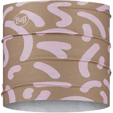 BUFF CoolNet UV Half Neck Gaitor, UPF 50 Sun Protection, Breathable, Cooling Bandana, Versatile, Quick Dry Face Mask, Thirsty Multi, Adult Size
