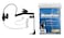 MaximalPower RHF 617-1N 3.5mm RECEIVER/LISTEN ONLY Surveillance Headset Earpiece with Clear Acoustic Coil Tube Earbud Audio Kit For Two-Way Radios, Transceivers and Radio Speaker Mics Jacks , Black