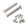 IDGGDI 50 Pcs 3/4 Inch Long 6-32 Thread White Wall Plate Screws Outlet Cover Screws Switch Cover Screws Replacement Wall Plate Screws Electrical Screws