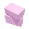 COLOBOBO Yoga Blocks, Yoga Blocks 2 Pack, 9"x6"x4'' Premium EVA Foam Blocks with Free Guide, Supportive, Lightweight &amp; Odor Resistant, Yoga Essentials (2-Pack-Pink)