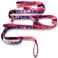 Aozora Yoga Strap Stretching Strap with Loops, Stretch Straps for Physical Therapy, 10 Loops Non-Elastic Exercise Strap for Pilates, Dance and Gymnastics (1.5"W, Colorful triangle)