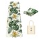 MicaYoung Travel Foldable Suede Yoga Mat 1.5 mm Thick Washable Non-Slip Rubber Base Floor Mat 1.5lb with Tote Bag for Yoga Pilates Exercise Gym Workout (72" L x 24" W)
