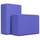 Yoga Blocks 2 Pack, Premium Yoga Brick Foam Blocks to Improve Strength, Flexibility &amp; Balance, Light Weight - Safe and Stable Support for Yoga, Pilates, Meditation &amp; Stretching (Dark Purple)
