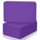 Yoga Blocks, Yoga Blocks 2 Pack, 9"x 6"x 3" Sturdy Foam Yoga Block, Supportive, Lightweight &amp; Odor Resistant, Fitness Accessories (Dark Violet)