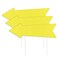 Yellow Arrow Signs with Stakes 16 x 5 Inches,This Way Directional Arrow Yard Signs,Christmas Party,Wedding Yard Signs, Birthday Party Signs (3)