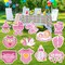 12 Pcs Pink Baby Shower Yard Decoration Its a Girl Outdoor Yard Sign with Stakes Welcome Baby Girl Decorations Waterproof Stork Elephant Yard Decor for Gender Reveal Home Garden Lawn Supplies