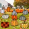 Bucherry 10 Pcs Fall Yard Stakes Pumpkin Yard Signs Thanksgiving Outdoor Decorations Fall Harvest Autumn Yard Decorations Halloween Yard Lawn Walkway Decorations Signs (Pumpkin)