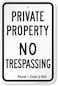 SmartSign California No Trespassing Sign, Private Property Sign with Official California Penal Code 602   12x18 Inches - 63 Mil Thick Aluminum Metal Sign, Rust-Free, Made in USA