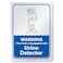 SmartSign 14 x 10 inch Funny &ldquo;Warning - This Pool Is Equipped With Urine Detector&rdquo; Metal Sign, 40 mil Laminated Rustproof Aluminum, Blue, Black and White