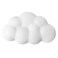Arisase Cloud Wrist Rest Cushion for Mouse Ergonomic Soft PU Leather Memory Foam Wrist Pain Relief Mouse Wrist Support Pad with Anti-Skid Base for Office School Home Laptop &amp; Computer Mouse (White)