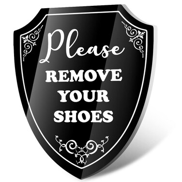 Please Remove Your Shoes Sign, Retro Home Decoration, Take Off Your Shoes Sign,