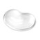 Arisase Soft Mouse Wrist Rest Pad Comfortable Cool Silicone Gel Ergonomic Cushion Small-Sized Hand Pain Relief Support Pad with Gel-Filled for Laptop Computer Office &amp; Home (Transparent)