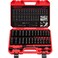 29-Piece 1/2" Drive SAE and Metric Impact Socket Set with Extension Bars - CR-V Material