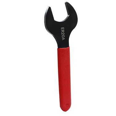 Moicstiy Collet Chuck Wrench Spanner for ER20A Clamping Nut with Red Non-slip Handle
