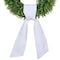 White Wreath Sash for Front Door - Blank for Monogram Embroidery - Front Door Decor - Wreath Accessories - 4.5&quot; W x 56&quot; L (1 Pack)