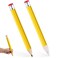 PEUTIER 2pcs Big Pencils, 13.3 Inch Wooden Jumbo Pencils Funny Giant Pencil Novelty Large Pencil Wooden Pencils for Crafts School Home Office Party Props (Yellow)