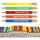 Jetec 50Pcs Inspirational Golf Pencils Christmas Mini Pencils Bulk Half Pencils with Eraser Back to School Gifts for Boys, Girls, Students and Teachers Office Supplies(Rainbow Colors,Religious)
