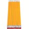 Dlh western Pre-sharpened Wooden Pencils #2 HB, 50 Pencils