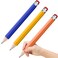 lyforx 3 Pack Wooden Jumbo Pencils 13.3'' Funny Giant Pencil For Party Favors Novelty Large Pencil For School Home Office Prop Supplies Blue Yellow Orange