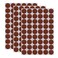 162 PCS in 3 Sheets Self-Adhesive Screw Hole Stickers Plastic Screw Covers Caps Plastic Screw Free Sticker Wood Textured Cover 21mm/0.82" Dia for Wooden Furniture Cherry Wood