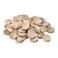 uxcell 50Pcs Flat Head Wood Plugs, 1 Inch Wooden Button Screw Plug Wood Plugs Screw Hole Covers for Furniture Tables Chairs