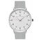 Wristology Numbers Womens Nurse Watch in Silver - Interchangeable Grey Silicone Band Watch for Nurses Large Easy Read Analog Watch with Second Hand for Women, Men, Nurses, Teachers, SWS005