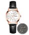 BESTKANG Women's Casual Wrist Watch, Leather Band Analog Quartz Ladies Dress Watch with Calendar Date, Classic Gifts for Her (Black)