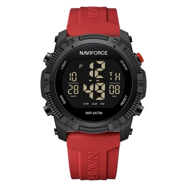 NAVIFORCE Men Sports Waterproof Digital Watches with Stopwatch Alarm Rubber Strap Wristwatch for Women