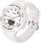 findtime Digital Analog Watches Sports Waterproof Watch Dual Display LED Backlight Luminous Wristwatch with Calendar Alarm Stopwatch Fashion Colorful Women and Men Digital Watches White Silver