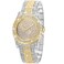 ManChDa Luxury Ladies Watch Iced Out Watch with Quartz Movement Crystal Rhinestone Diamond Watches for Women Stainless Steel Wristwatch Full Diamonds Mothers Day Gifts