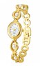ADSBIAOYE Elegant Pearl Women's Dress Watch Fashion Oval dial Watch Ladies Gift Bracelet Waterproof Analog Watch (Gold)