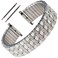 Gilden Unisex Expansion 18-22mm Extra-Long Fashion Metal Watch Band 700-SL (7 1/4 inches long, Stainless Steel)