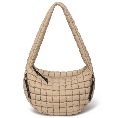 CATMICOO Puffer Tote Bag for Women: Carryall Puff Shoulder Bag for Travel - Lightweight Quilted Bag for Gym