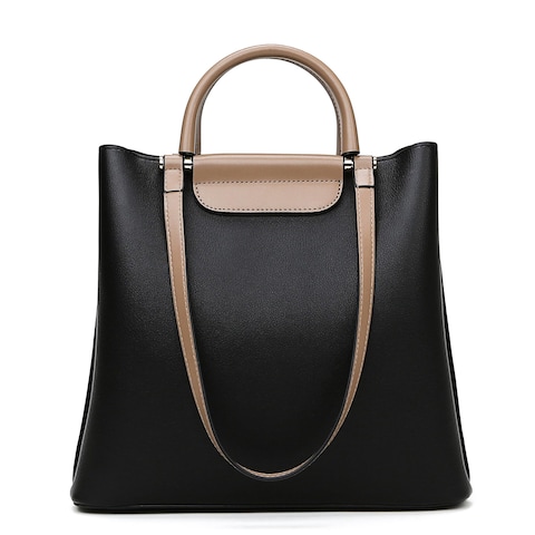JESSWOKO Tote Bag for Women Black Purse Shoulder Bag Handbags Womens Top-handle Handbags Crossbody Bag Birthday Gifts Satchel Bags for Women