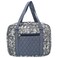 DIWI Quilted Bible Cover Large Sizes 10 X 7 X 2.75 Inches Bible Tote Good Book Case (L, C2 Navy Canopy)