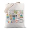 PWHAOO Registered Behavior Technician Tote Bag Behavior Tech Tote Bag Behavior Analyst Gift (HAPPY RBT TOTE)