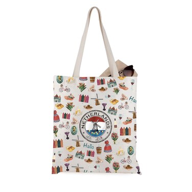 WCGXKO Netherlands Travel Gift Dutch Bachelorette Party Gift Netherlands Trip Tote Bag Netherlands souvenir (Netherlands tote)