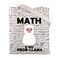 CMNIM Llama Math Lover Gifts Math Llama Teacher Tote Bag Funny Math Gifts for Math Nerd Geek Mathematician Canvas Tote Bag