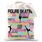 BWWKTOP Figure Skating Tote Bag Figure Skater Gifts Ice Skater Gift Skating Shoulder Bag For Skating Lover Skating Team (Figure Skating)