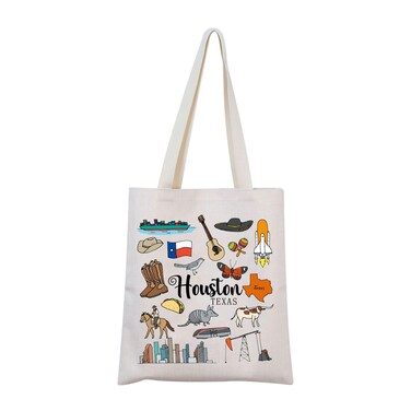 MNIGIU Houston Tote Bag Texas State Gifts Houston Travel Gift Houston Souvenir Gift (Houston Tote Bag)