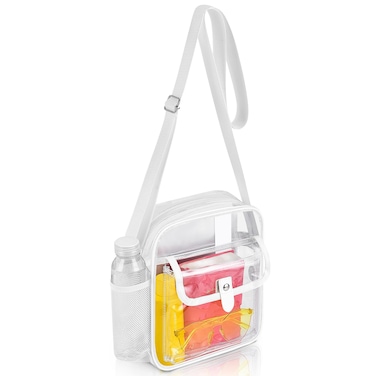 SPODEARS Clear Bag for Stadium Events Satchel Purse, 10x8 Small Clear Tote Bag for Concerts Festivals, Parks, Party, Venues
