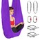 PRIOR FITNESS Aerial Yoga Hammock - Durable Aerial Silks with Extension Straps, Carabiners - Aerial Silks for Home Yoga, Inversion Practice, Suitable for All Levels of Yoga Starter Kits-Dark Purple