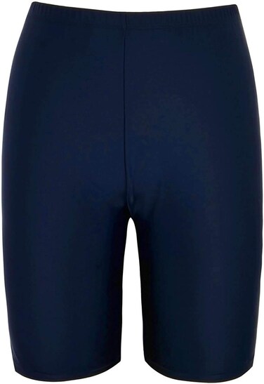 Firpearl Women Plus Size Swim Shorts UV Sport Board Shorts Swimsuit Bottom Capris US22 Navy