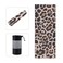 ALAZA Vintage Animal Leopard Pattern Yoga Towel Non Slip Soft Sweat Absorbent Mat Towel for Hot Yoga Exercise Pilates 73x27 Inches