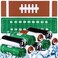 Teenyyou 12 Pcs Cooling Towels, 40''x12 Football Breathable Chilly Towel, Ice Towel Microfiber Football Towel, Football Field Black White Stripe Towel for Football Team Coach Gift Sport Party Favors