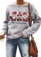 T&amp;Twenties Women Merry Christmas Sweatshirts Funny Christmas Snowman Car Pullover Christmas Plaid Tree Tops