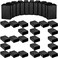 20 Pcs Foam EVA Yoga Blocks Lightweight Yoga Bricks Non Slip Supportive Foam Blocks Yoga Prop Accessories for Yoga, Pilates, Stretching and Meditation, Women Men Yogi Yoga Beginners (Black)