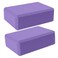 GEOOT Yoga Blocks 2 Pack - Supportive, Soft Non-Slip Foam Surface For Yoga, Exercise, Pilates Workout, Stretching