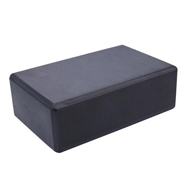Kisangel 2pcs Lightweight Eva Yoga Blocks and Moisture Exercise Bricks for Pilates Fitness and Gym Workouts Ideal for All Levels Black