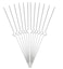 12 PCS Metal Stake for Yard Signs, 13'' Alternative to H Frame Stakes, Reusable Yard Stakes Sign Holder, Heavy Duty Stainless Steel Wire Stakes for Corrugated Plastic Yard Signs Holder